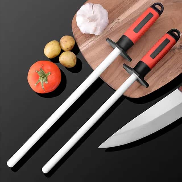 Aiguiseur de couteau en céramique , système d'affûtage rapide en acier, outils de cuisine professionnels